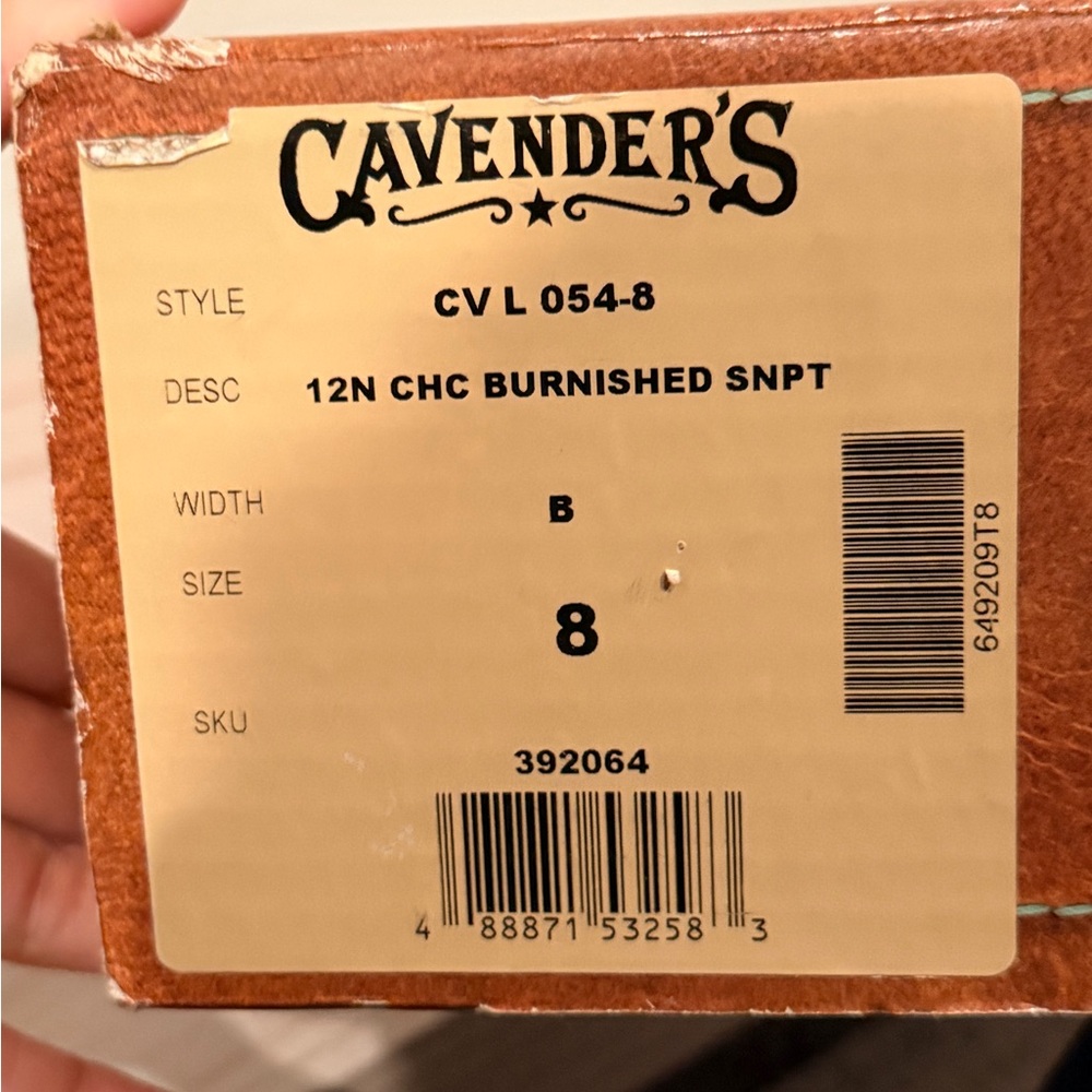 Cavender's Burnished Snip Toe Boots